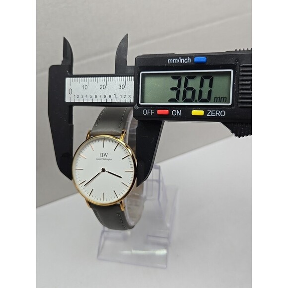 Daniel Wellington Canterbury 36mm Rose Gold Red White Blue Nato Strap New Batt main image 5